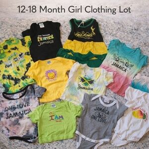 Toddler 12-18 Month Jamaica Jamaican Clothing Lot